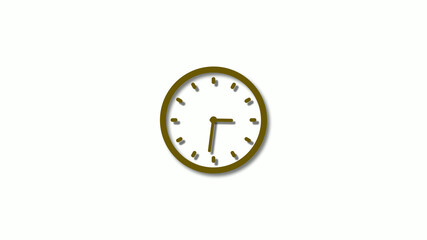 New yellow dark 3d clock icon,counting down clock images