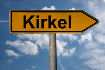Obraz premium Wegweiser Kirkel