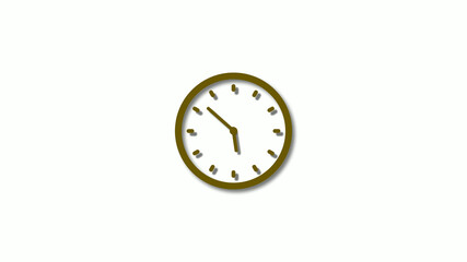 New yellow dark 3d clock icon,counting down clock images