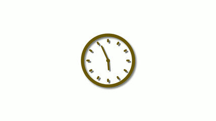 New yellow dark 3d clock icon,counting down clock images