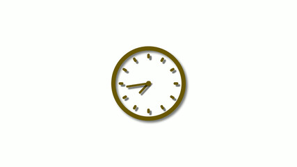 New yellow dark 3d clock icon,counting down clock images