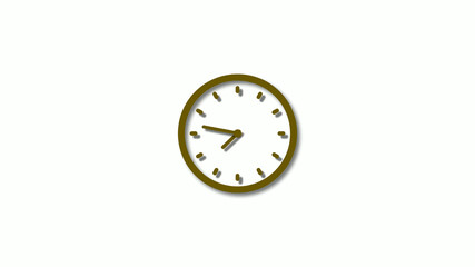 New yellow dark 3d clock icon,counting down clock images