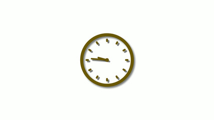 New yellow dark 3d clock icon,counting down clock images