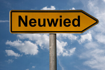 Obraz premium Wegweiser Neuwied