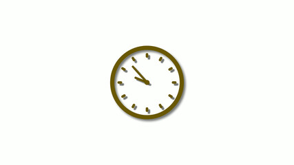 New yellow dark 3d clock icon,counting down clock images