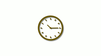New yellow dark 3d clock icon,counting down clock images