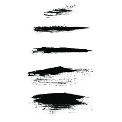Paint sponge textures. Paint strokes vector elements. Design, decor, grunge textures. Grunge art