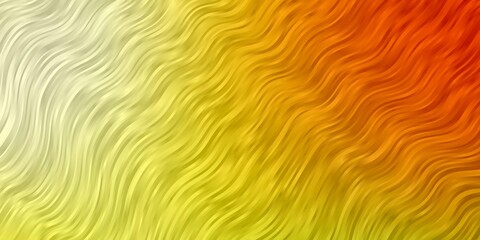 Light Red, Yellow vector background with curved lines. Colorful illustration, which consists of curves. Pattern for websites, landing pages.