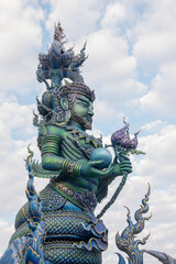 THAILAND CHIANG RAI BLUE TEMPLE