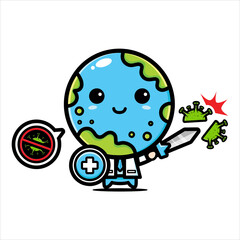 Earth vector design against viruses