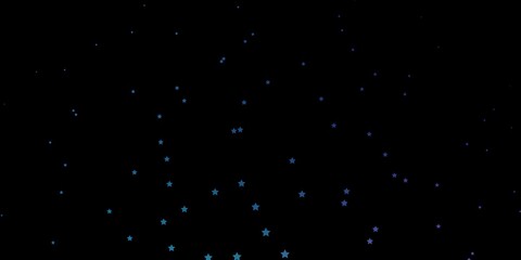 Dark Pink, Blue vector background with colorful stars. Colorful illustration in abstract style with gradient stars. Pattern for wrapping gifts.