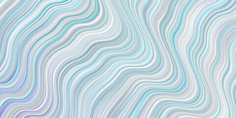 Light Pink, Blue vector background with lines. Abstract illustration with bandy gradient lines. Pattern for booklets, leaflets.