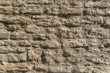 Details einer alten Mauer