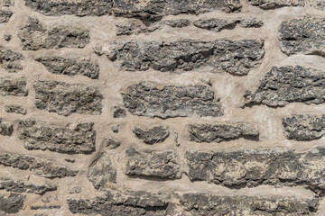 Details einer alten Mauer