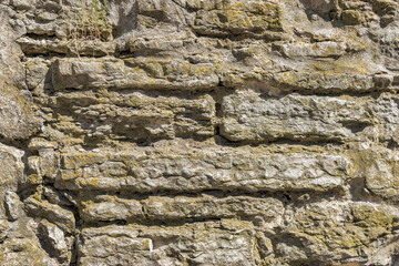 Details einer alten Mauer