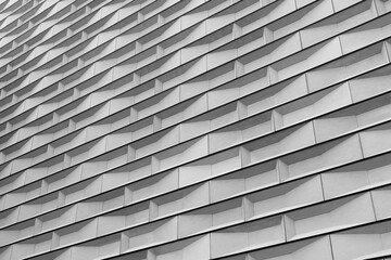 Exterior of modern architecture. Building abstract background pattern