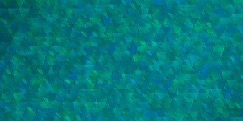 Light BLUE vector pattern with lines, triangles.
