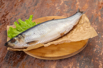 Salted herring fish