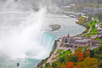 View of the Horseshoe Falls at Niagara falls