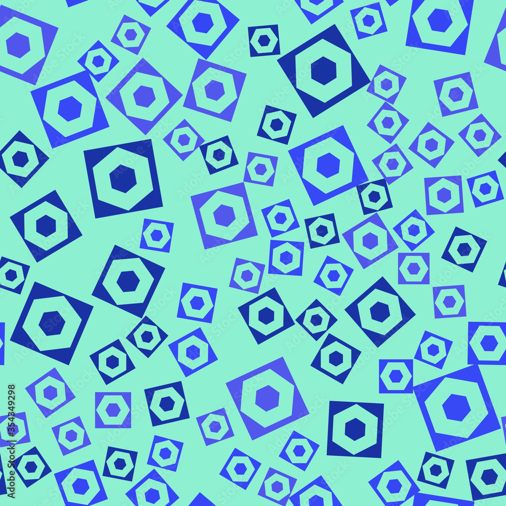 Poster colorful pattern with different shapes objects. texture background for textile, print, paper, fabric