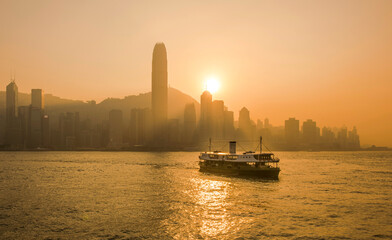 Sunset at Victoria Harbor