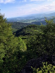 Mountain view from Vitosha to Pernik.