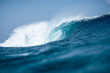 beautiful blue wave