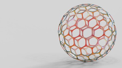 Abstract 3D sphere background
