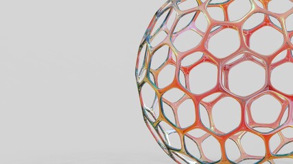 Abstract 3D sphere background