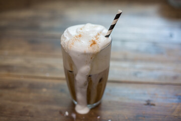 Cold Foam iced coffee latte cappuccino drink