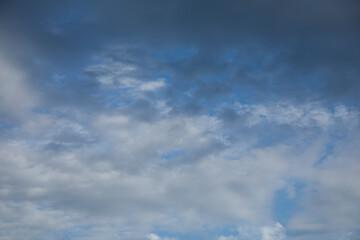 beautiful clouds and stormy sky