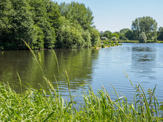 Der Fluss Berkel und der Berkelsee im Münsterland