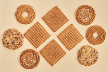 Delicious homemade cookies for bakerys
