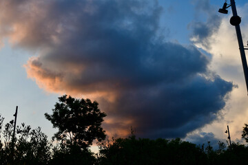 Sunset Clouds in Barcelona - May 2020