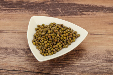 Vegetarian cuisine - dry green lentil