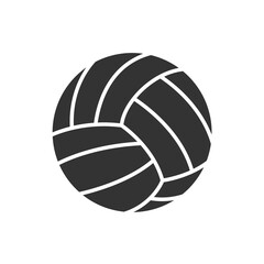 Volleyball icon vector logo template illustration