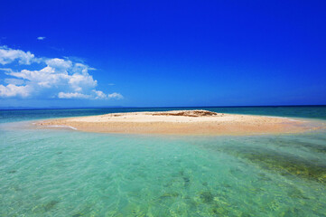 Beautiful Small Island and blue Sky