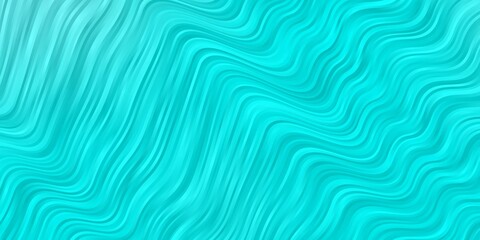Light BLUE vector background with wry lines. Brand new colorful illustration with bent lines. Smart design for your promotions.