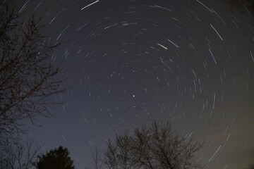Star trails 