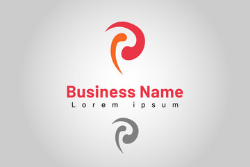 Initial Letter Logo Template P modern