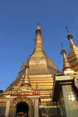 Naklejka premium Pagode Sule à Yangon, Myanmar