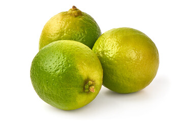 Fresh Lime, isolated on white background