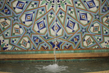 Achitecture in the city of Casablanca Morocco