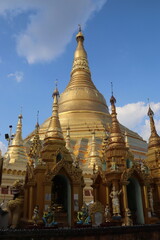 Pagode Shwedagon à Yangon, Myanmar