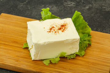 Greek traditional soft feta cheese