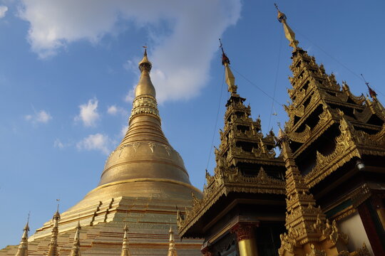 Pagode Shwedagon &agrave; Yangon, Myanmar