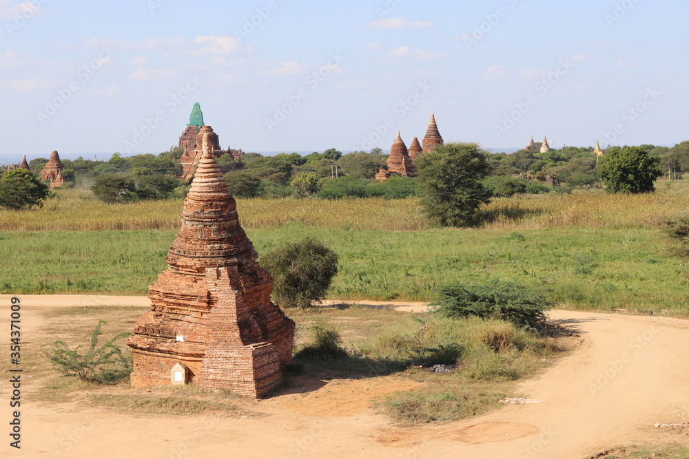 Canvas Prints Temple à Bagan, Myanmar