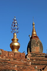 Fototapeta na wymiar Temple Dhammayanzika à Bagan, Myanmar