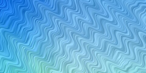 Fototapeta premium Light Blue, Green vector template with lines. Abstract gradient illustration with wry lines. Template for your UI design.