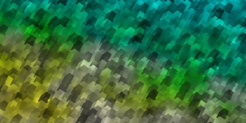 Light BLUE vector backdrop with hexagons.